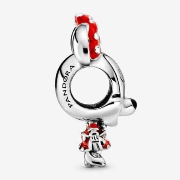 Disney Minnie Mouse Dotted Dress & Bow Charm - Picture 5 of 6